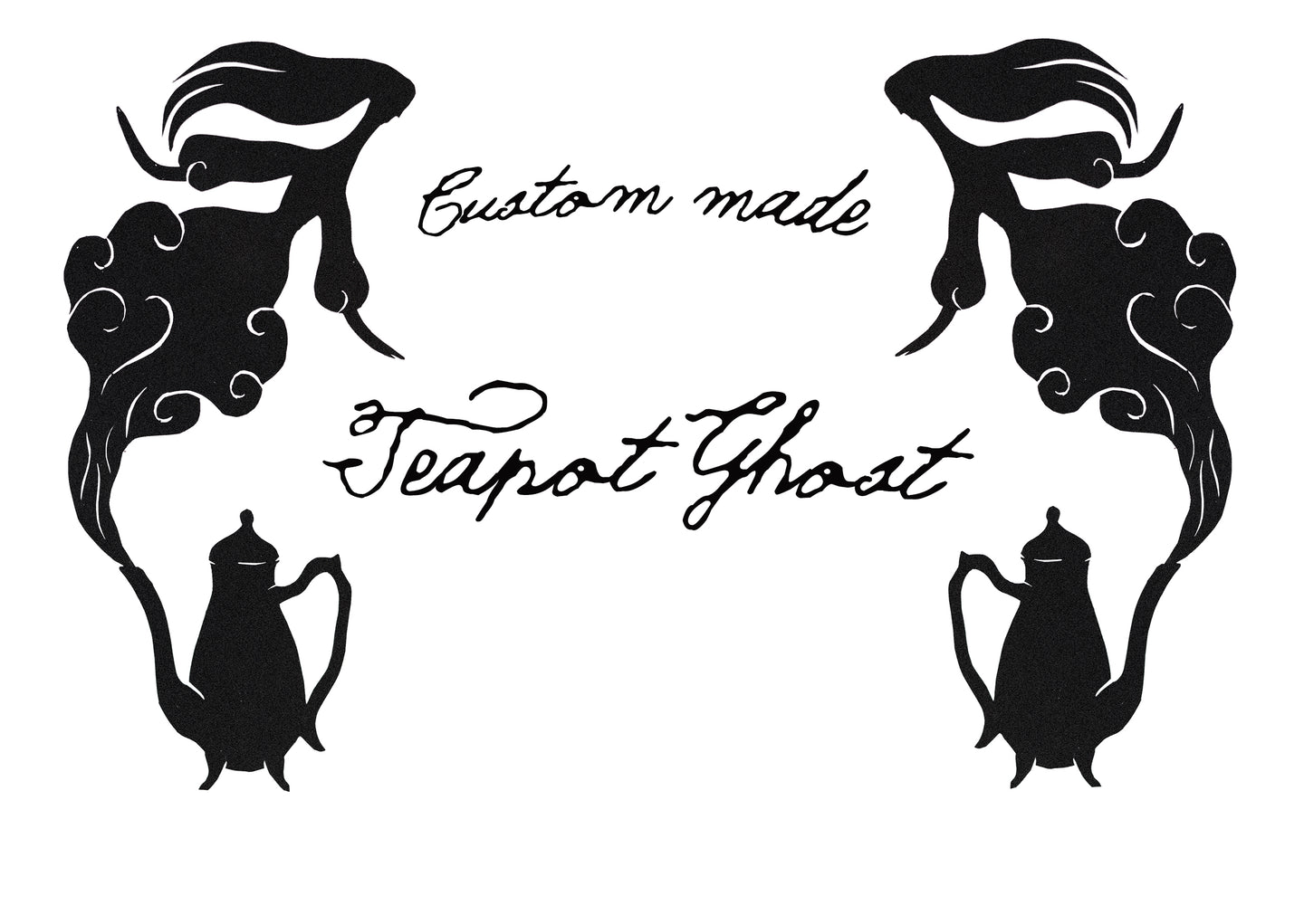 Two Custom Made Teapot Ghosts *completion*