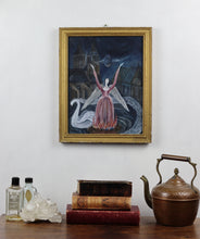 Load image into Gallery viewer, The Egg of The Swan• original painting in frame
