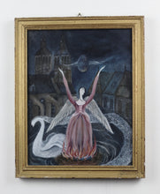 Load image into Gallery viewer, The Egg of The Swan• original painting in frame