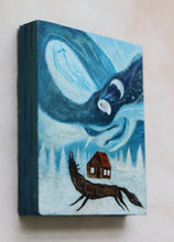 Load image into Gallery viewer, &quot;The Wild Friend&quot; painting on wood